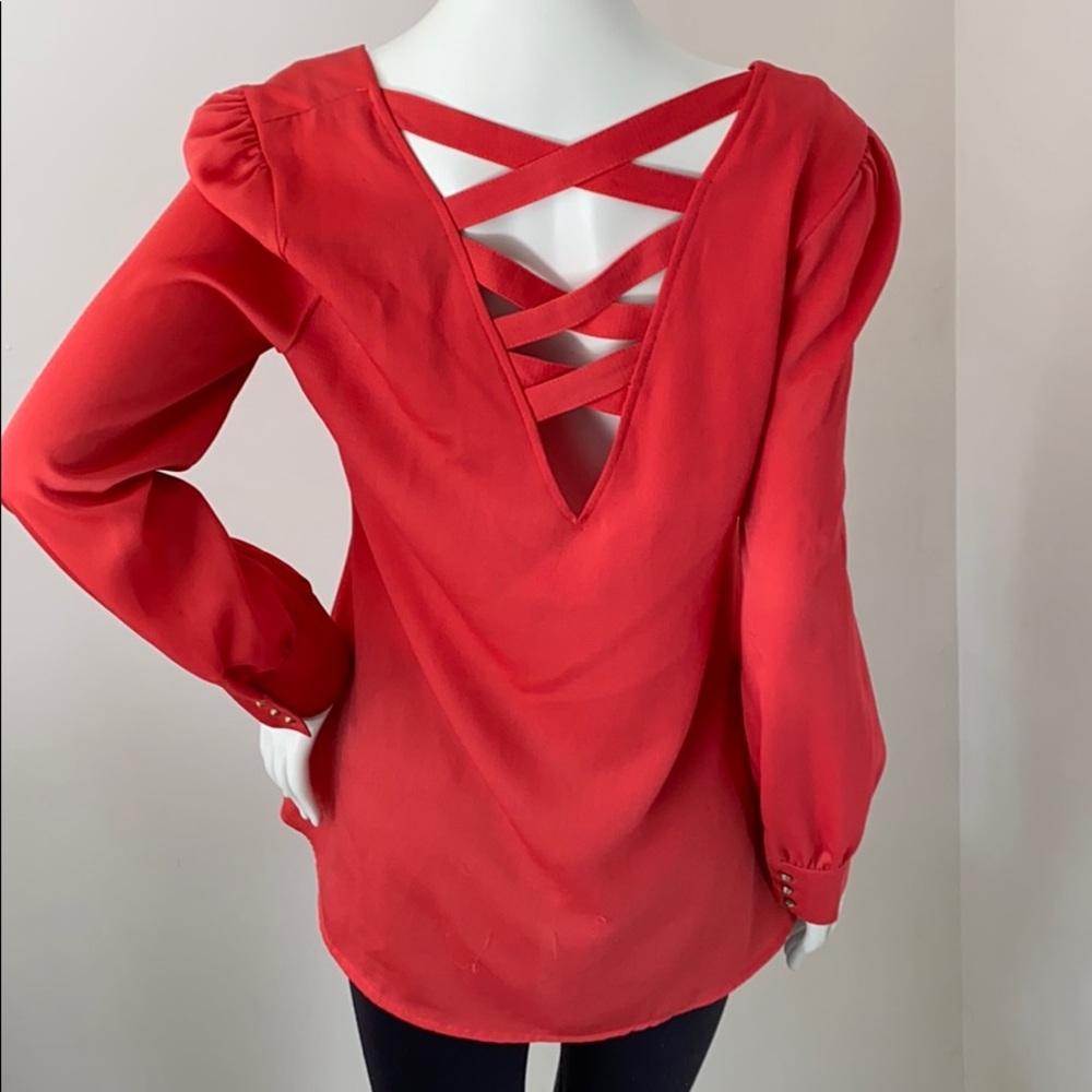 Red blouse - Picture 3 of 5